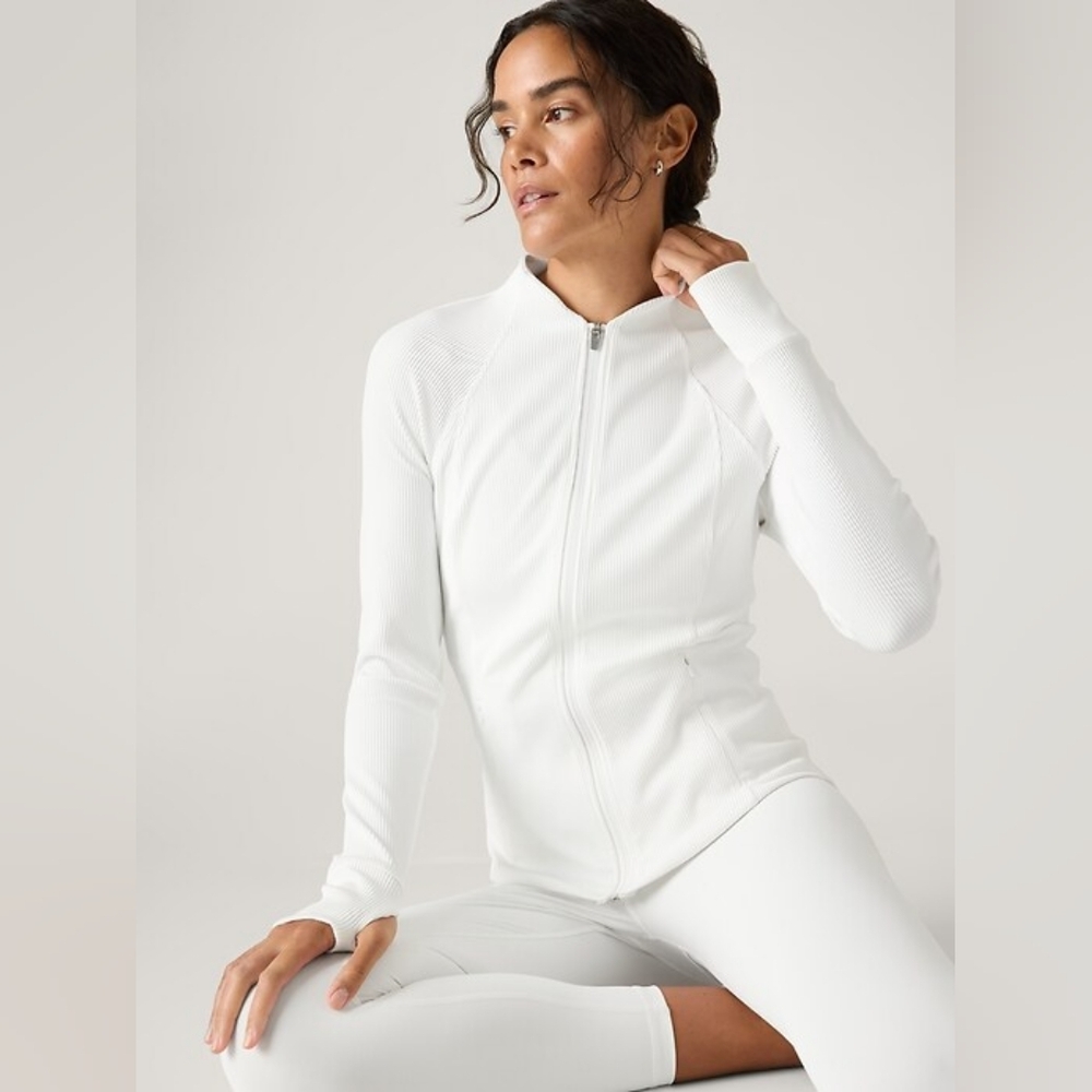 Athleta Salutation Rib Jackets - Picture 2 of 8